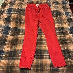 Red Denim Jeans